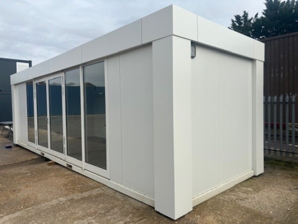 White Module Building Current Stock - PF Modular