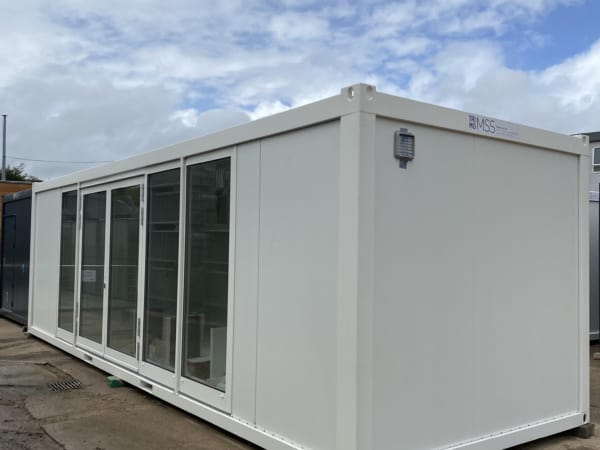 a temporary building ready for hire