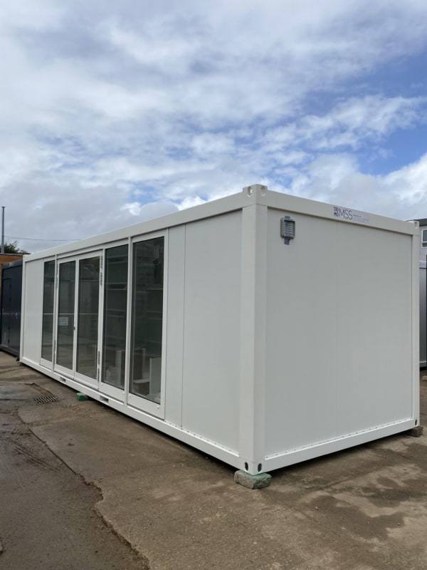 a temporary building ready for hire