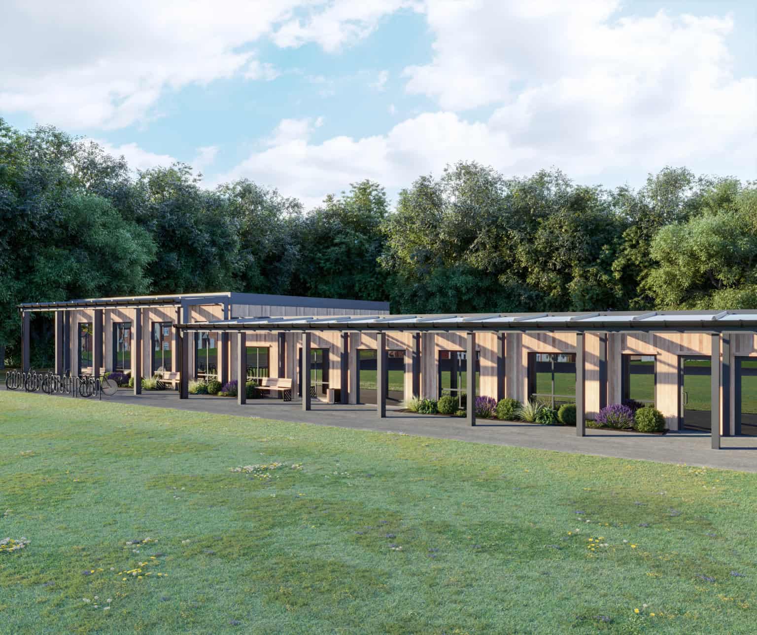 ECO Modular Office Building Modular School Classroom